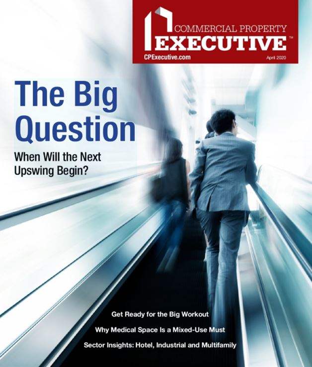 The Commercial Property Executive magazine cover page April 2020 edition