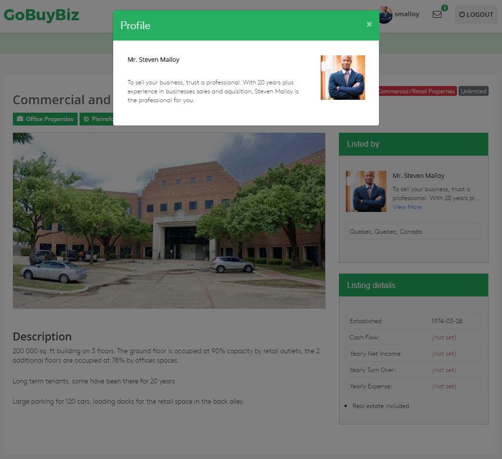 How is GoBuyBiz.com different? Remain private or show your profile